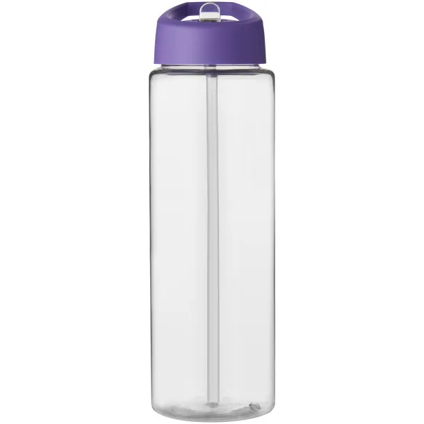 H2O Vibe 850 ml spout lid sport bottle - Unbranded White Purple