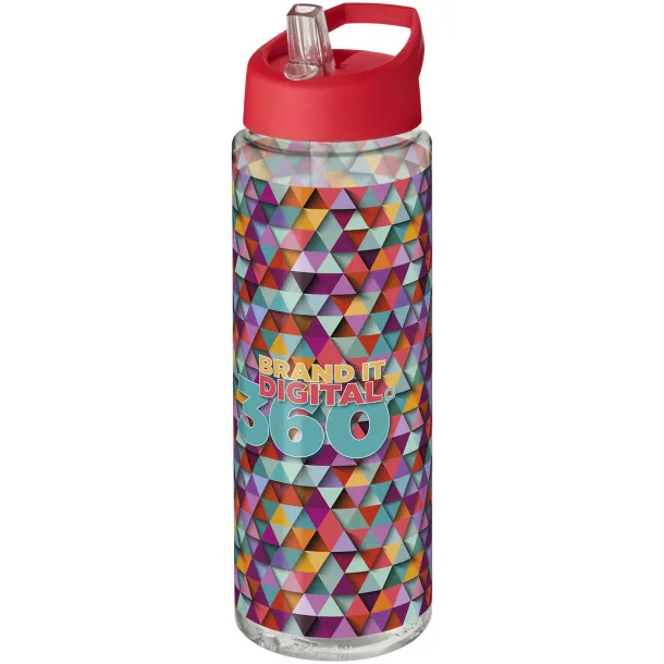 H2O Vibe sportska boca, 750 ml - Unbranded Bijela Crvena