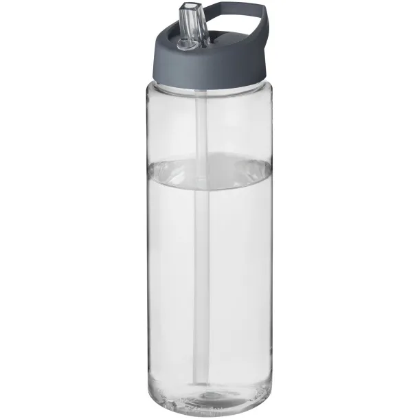 H2O Vibe 850 ml spout lid sport bottle - Unbranded White Storm grey