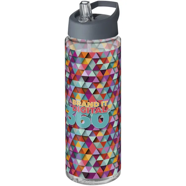 H2O Vibe sportska boca, 750 ml Bijela Storm grey