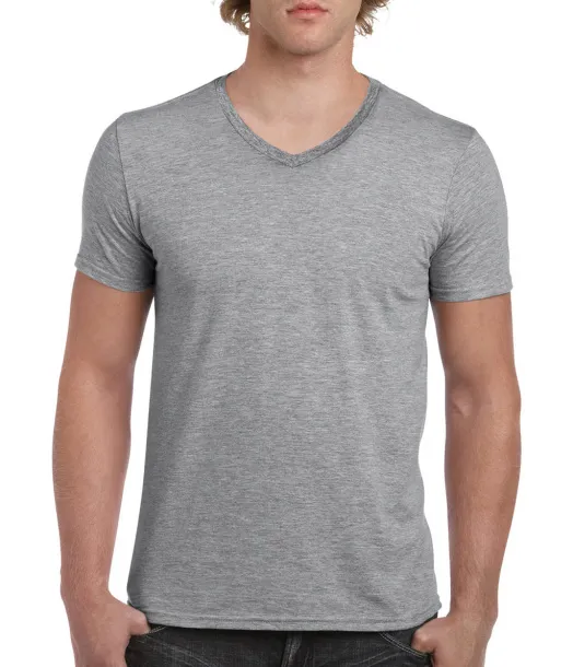  Gildan Mens Softstyle® V-Neck T-Shirt - Gildan Sport Grey