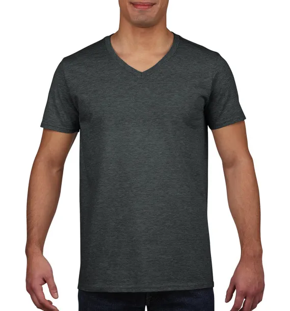  Gildan Mens Softstyle® V-Neck T-Shirt - Gildan Dark Heather