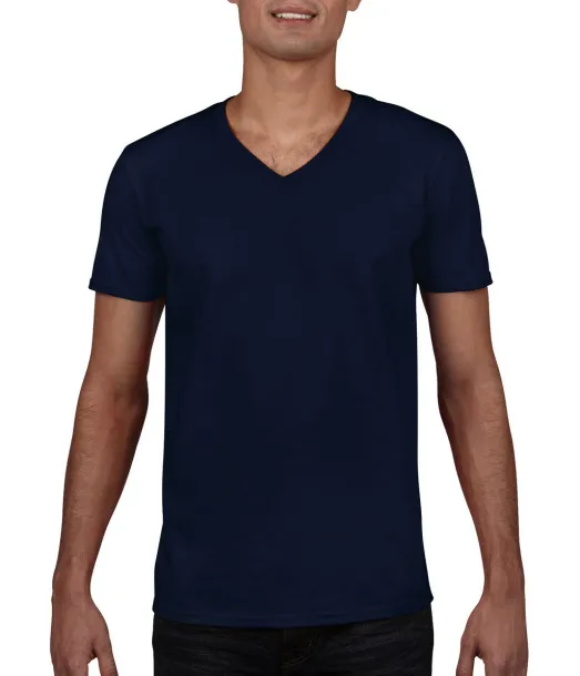  Gildan Mens Softstyle® V-Neck T-Shirt - Gildan Navy