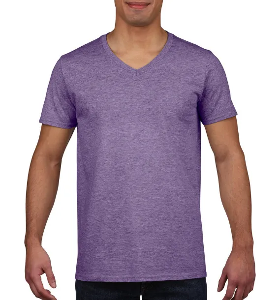  Gildan Mens Softstyle® V-Neck T-Shirt - Gildan Heather Purple