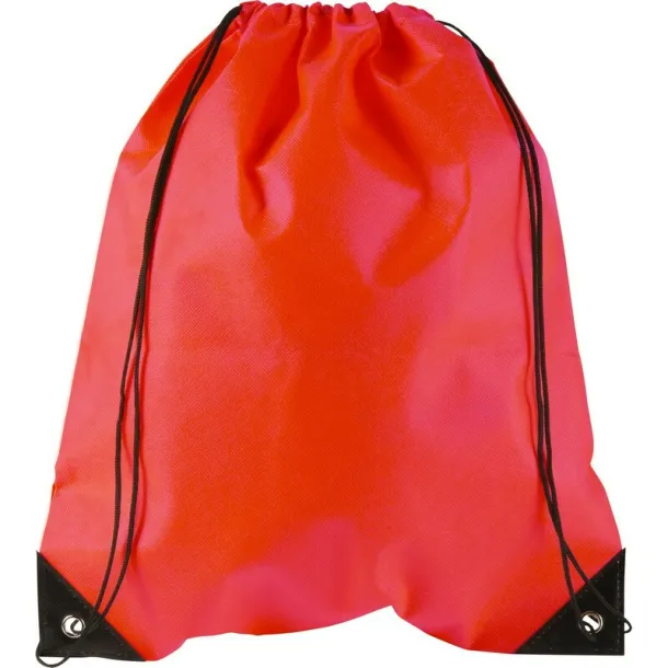  Drawstring bag red