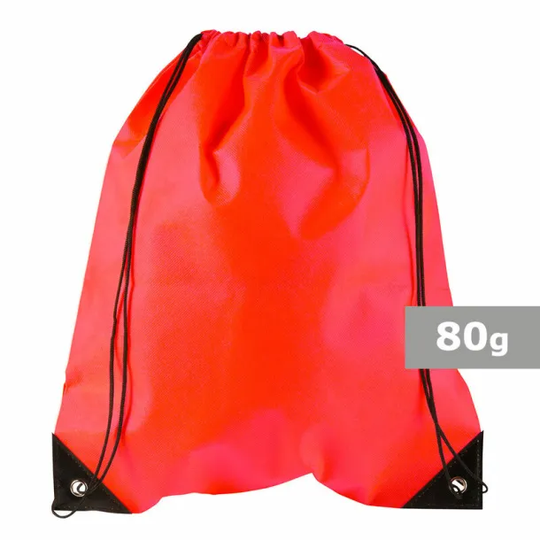  Drawstring bag red