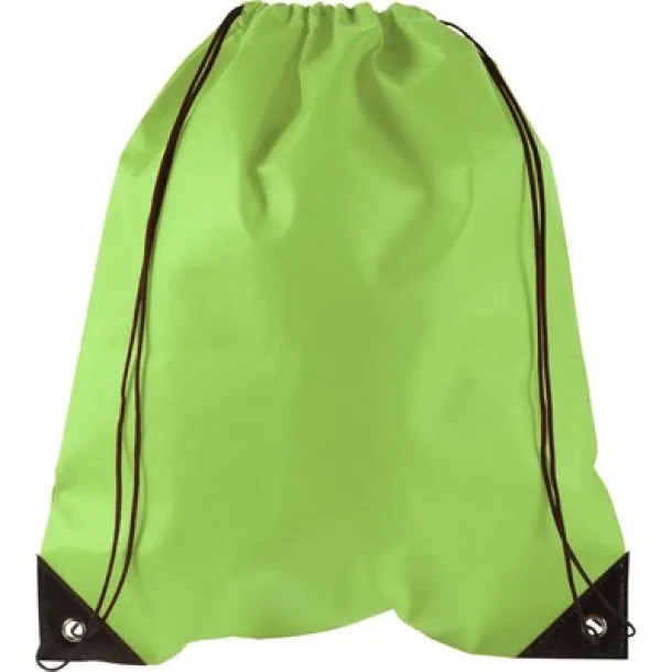  Drawstring bag lime green