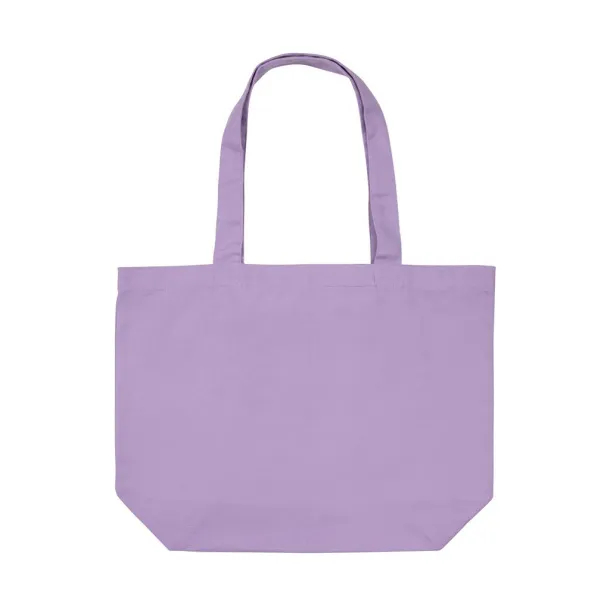  Impact AWARE™ recycled canvas shopper w/pocket 240 gsm - XD Collection purple 