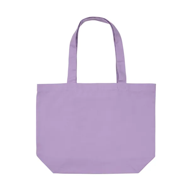  Impact AWARE™ recycled canvas shopper w/pocket 240 gsm - XD Collection purple 