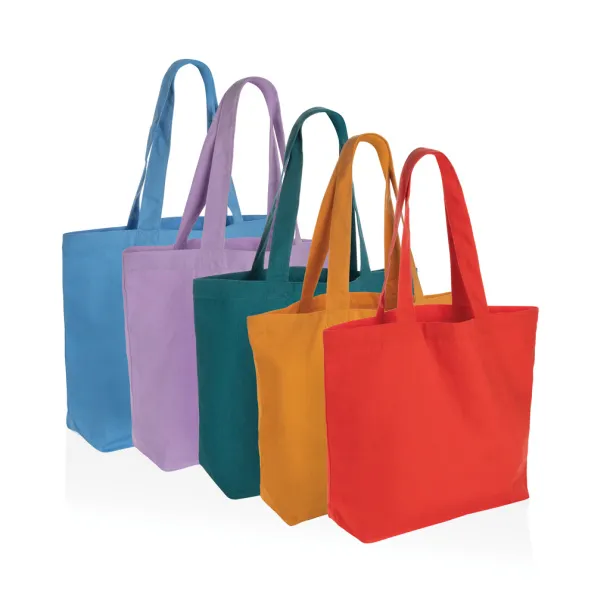  Impact AWARE™ recycled canvas shopper w/pocket 240 gsm - XD Collection 45533C 