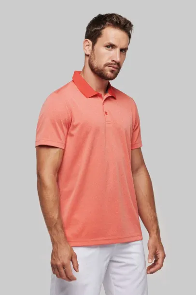  ADULT SHORT-SLEEVED MARL POLO SHIRT - Proact Coral