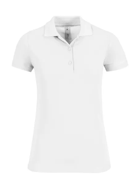  Ženska polo majica, 180 g/m² - B&C Bijela