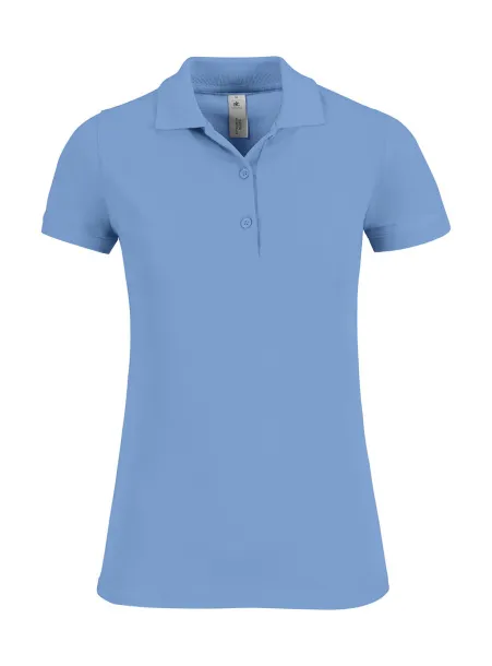  Safran Timeless/women Polo - B&C Inspired Sky blue