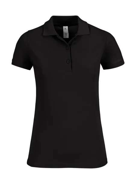  Ženska polo majica, 180 g/m² - B&C Crna