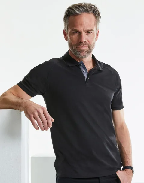  Muška raglan polo majica, 185 g/m² - Russell 