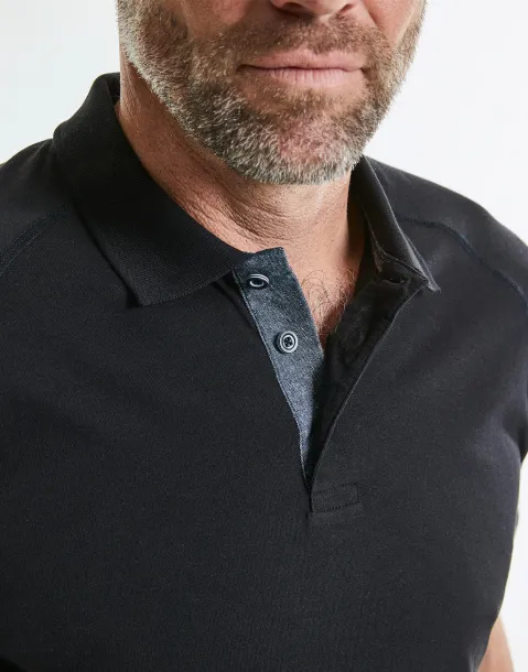  Muška raglan polo majica, 185 g/m² - Russell 