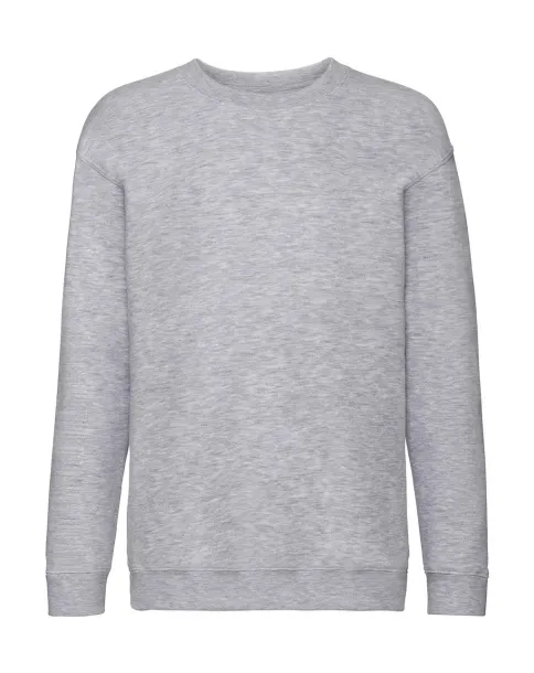  Dječji premium pulover - Fruit of the Loom Heather Grey