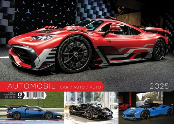  "AUTOMOBILI" color calendar Color