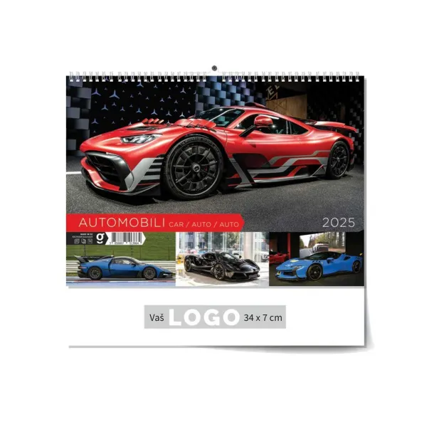  "AUTOMOBILI" color calendar Color