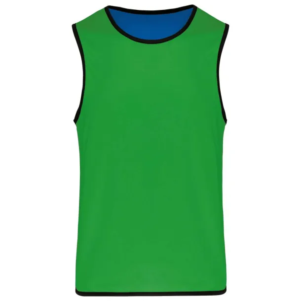  KID'S REVERSIBLE RUGBY BIB - Proact Sporty Royal Blue Green