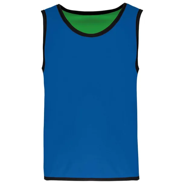  KID'S REVERSIBLE RUGBY BIB - Proact Sporty Royal Blue Green