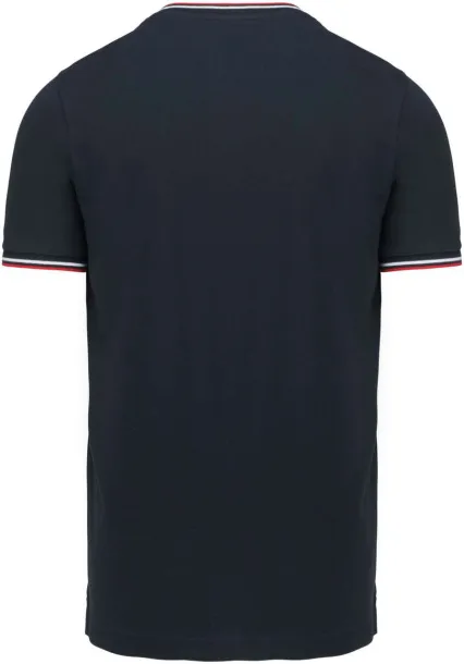  MEN'S PIQUÉ KNIT V-NECK T-SHIRT - 170 g/m² - Kariban Navy Red