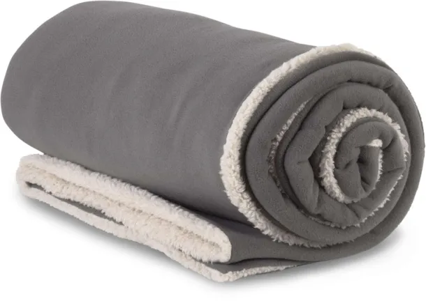  SHERPA BLANKET - K-UP Steel Grey