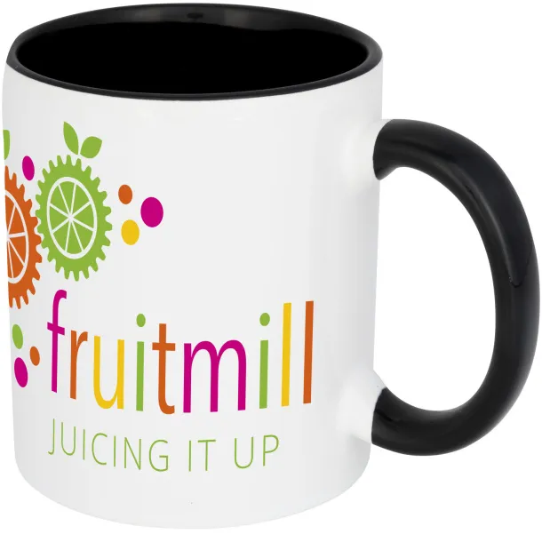 Pix 330 ml ceramic sublimation colour pop mug Crna