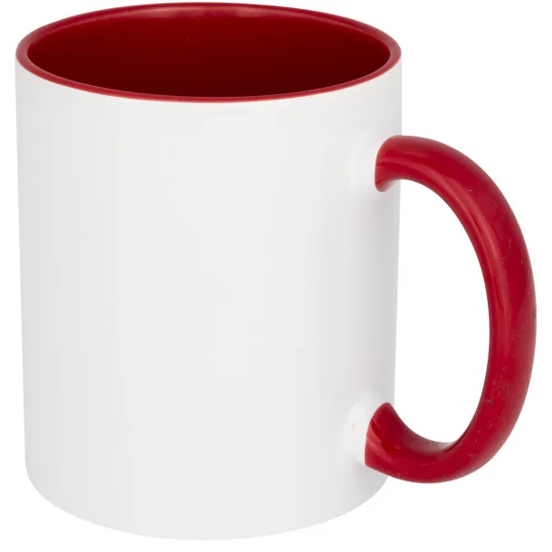 Pix 330 ml ceramic sublimation colour pop mug Red