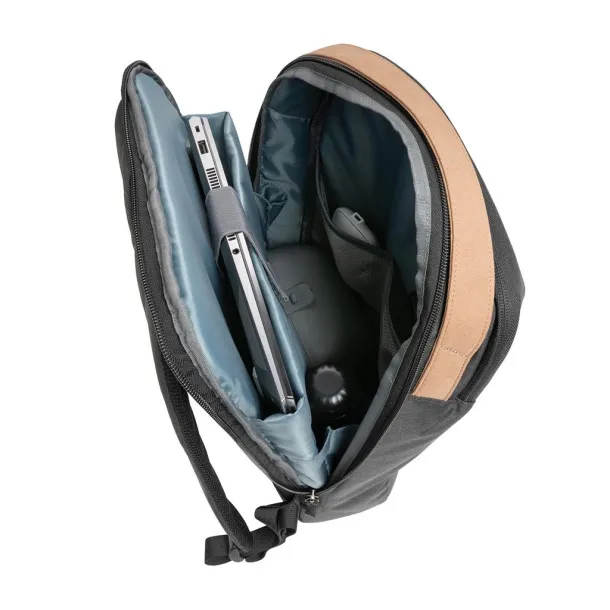  Impact AWARE™ 300D dvobojni deluxe ruksak za prijenosno računalo od 15,6" - XD Xclusive Crna