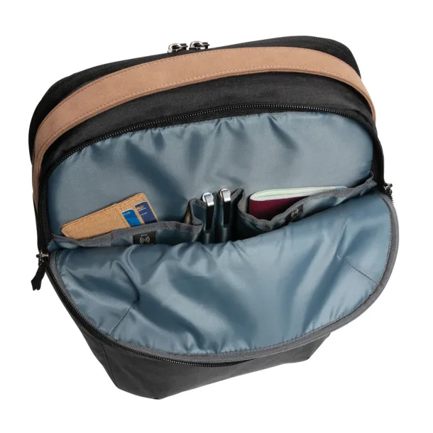  Impact AWARE™ 300D dvobojni deluxe ruksak za prijenosno računalo od 15,6" - XD Xclusive Crna