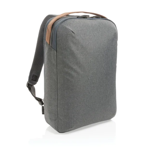  Impact AWARE™ 300D two tone deluxe 15.6" laptop backpack - XD Xclusive Grey 