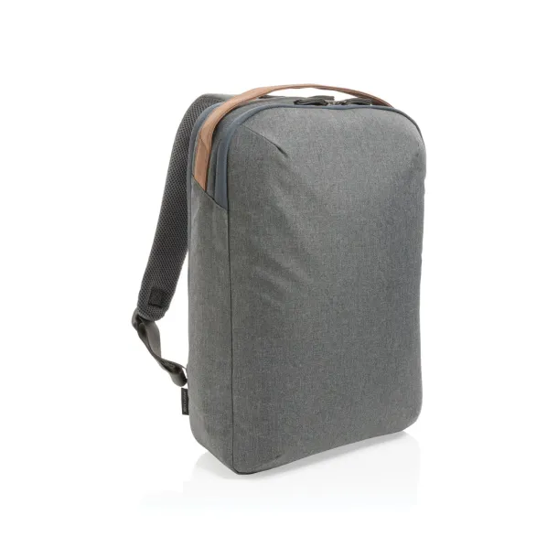  Impact AWARE™ 300D two tone deluxe 15.6" laptop backpack - XD Xclusive Grey 