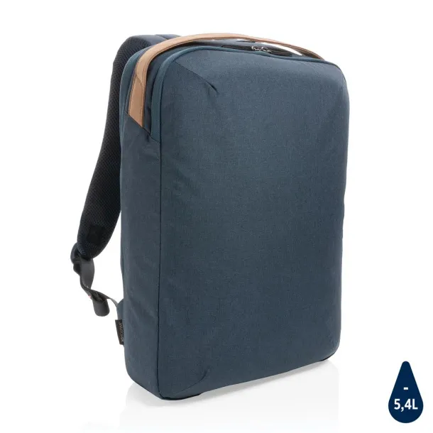  Impact AWARE™ 300D two tone deluxe 15.6" laptop backpack - XD Xclusive Navy Blue 