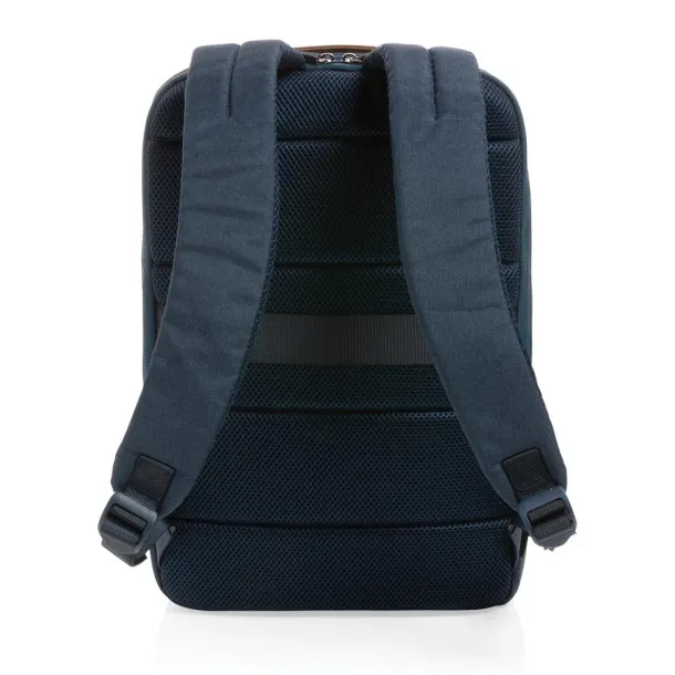  Impact AWARE™ 300D two tone deluxe 15.6" laptop backpack - XD Xclusive Navy Blue 