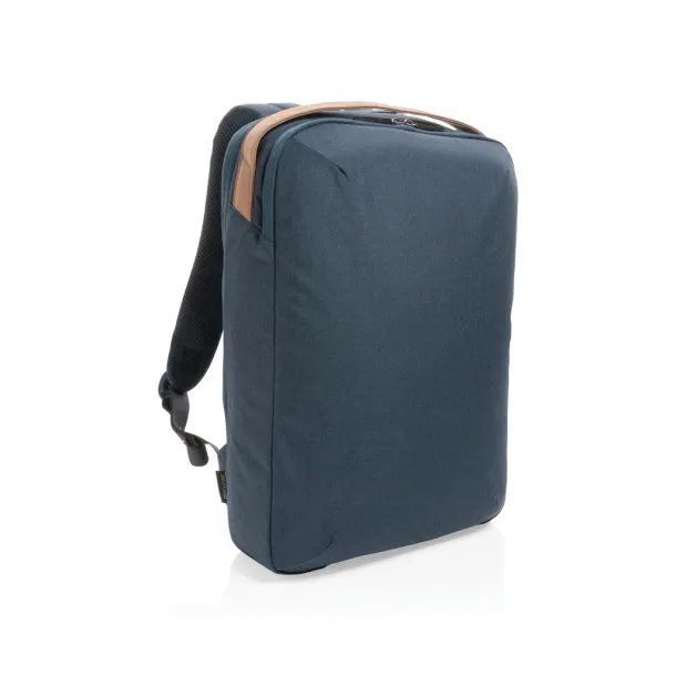  Impact AWARE™ 300D two tone deluxe 15.6" laptop backpack - XD Xclusive Navy Blue 