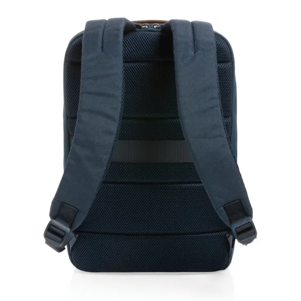  Impact AWARE™ 300D two tone deluxe 15.6" laptop backpack - XD Xclusive Navy Blue 