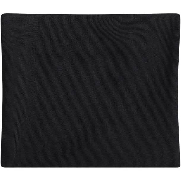 Squat wristband with zippered pocket - Bullet Solid black