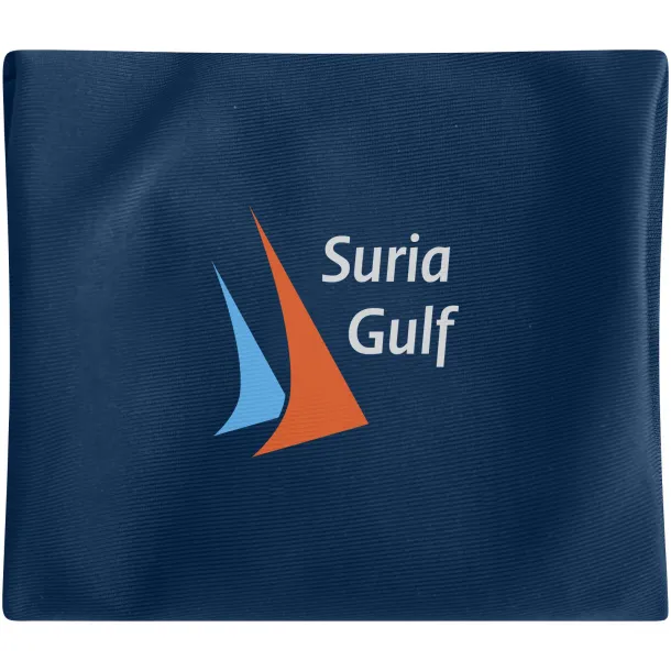 Squat wristband with zippered pocket - Bullet Navy