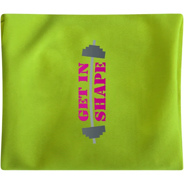 Squat wristband with zippered pocket - Bullet Lime