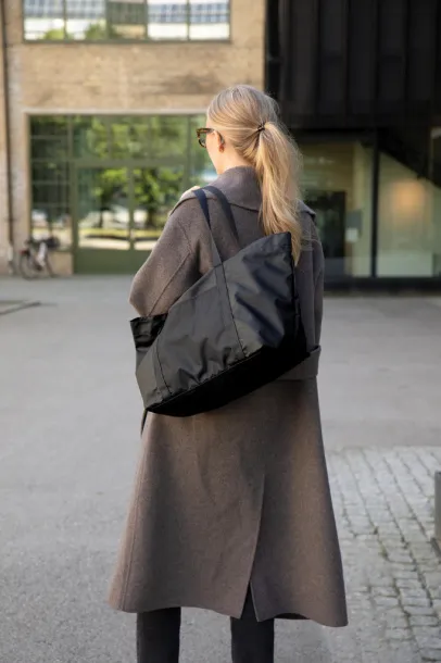 VINGA Livorno GRS recycled polyester maxi tote - Vinga Black 
