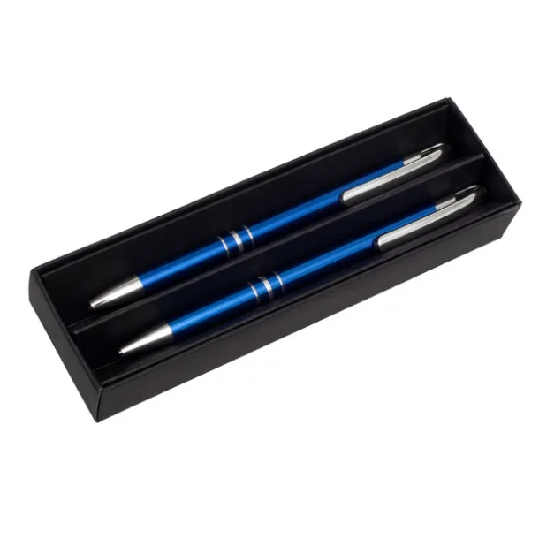 CAMPINAS gift set with ballpoint pen and mechanical pencil Blue