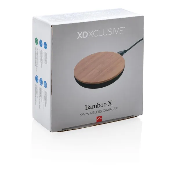  Bamboo X 5W bežični punjač - XD Xclusive Smeđa 