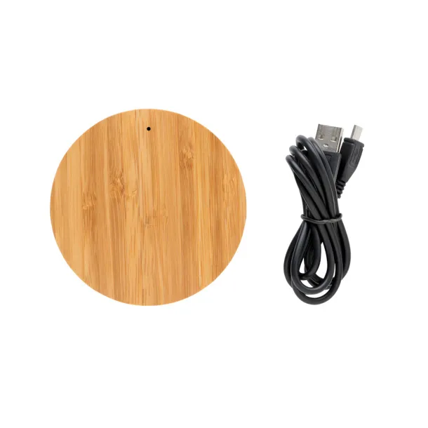  Bamboo X 5W wireless charger - XD Xclusive Brown 