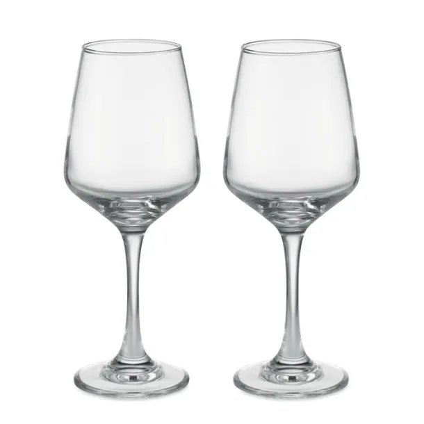 CHEERS Set of 2 wine glasses Transparent