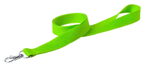 Neck lanyard Lime green