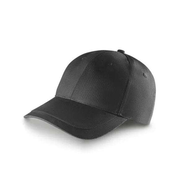 RYAN Cap made of brushed cotton (65% recycled) Black