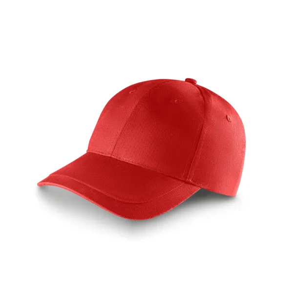 RYAN Cap made of brushed cotton (65% recycled) Red