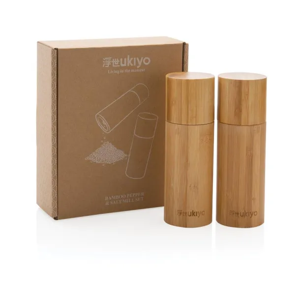 Ukiyo set mlinaca za sol i papar od bambusa - Ukiyo brown 