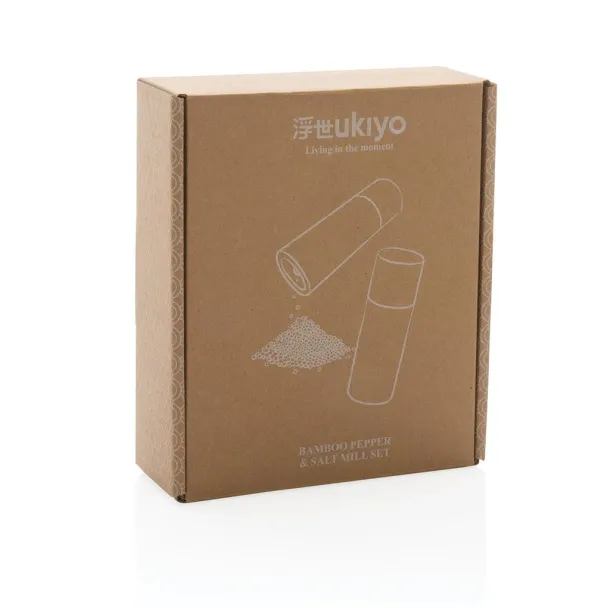 Ukiyo set mlinaca za sol i papar od bambusa - Ukiyo brown 